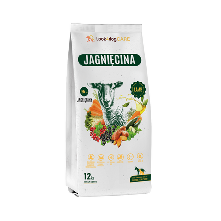 Karma Look4dog CARE dla psa z jagnięciną 12 kg, bez zbóż