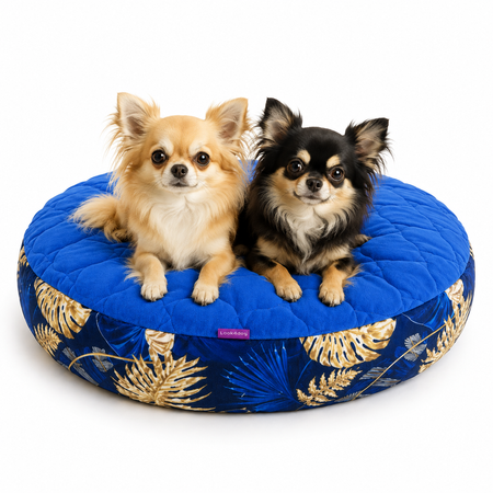 Legowisko Look4dog ME poducha 80 cm, velvet w serca